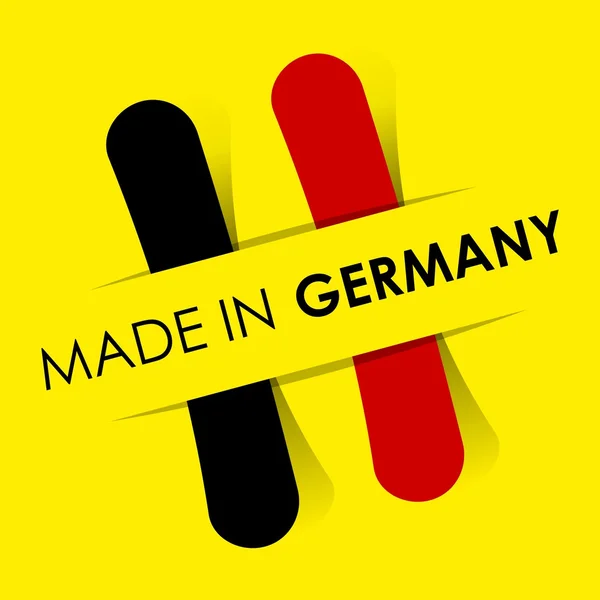 Fabriqué en Allemagne badge — Image vectorielle