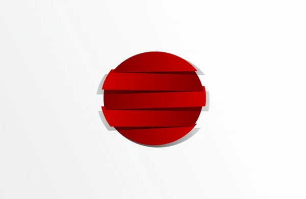 Bandera de Japan — Vector de stock