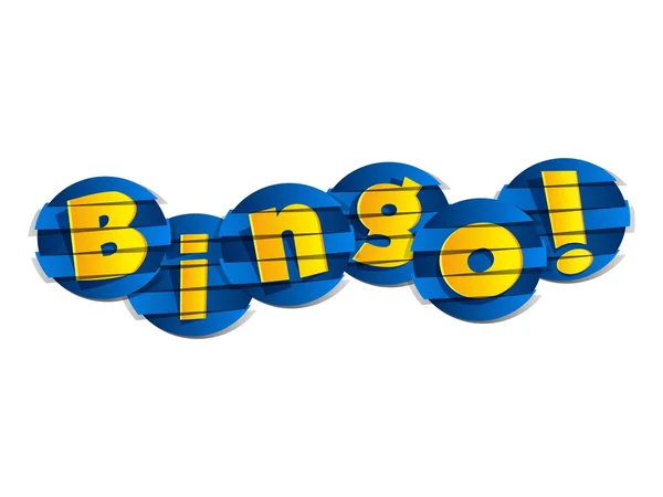 Kreatywne streszczenie bingo — Wektor stockowy