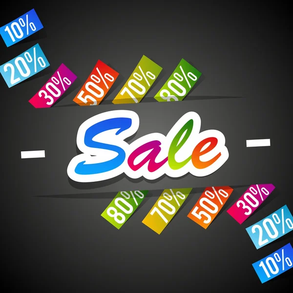 Hard Discount Sale — Stock Vector