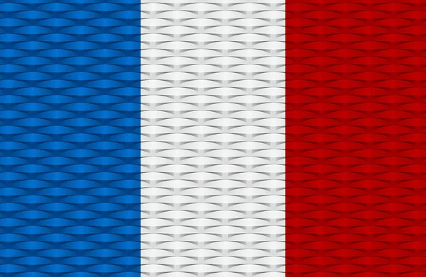 Creative Abstract Flag of France — Stock Vector
