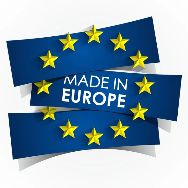 Made in europa — Stockvektor