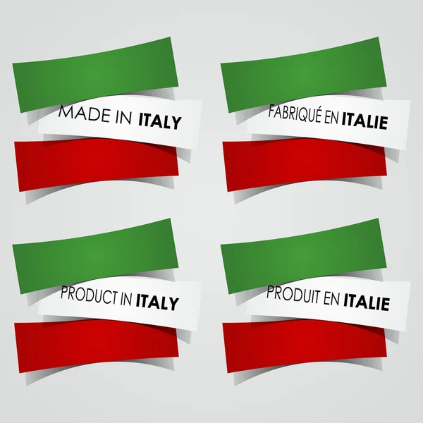 Gemaakt in Italië — Stockvector