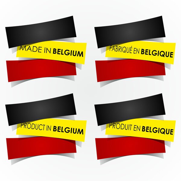 Значки "Сделано в Бельгии"
