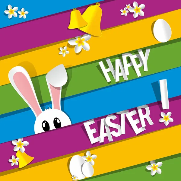 Happy Easter Greeting Card — Stock Vector