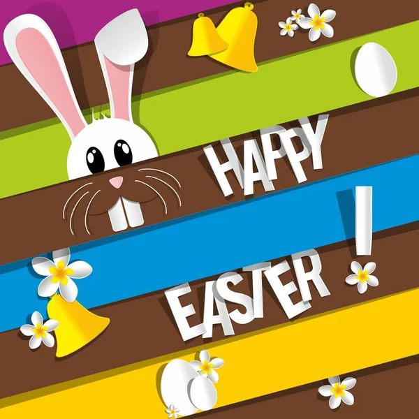 Happy Easter Greeting Card — Stock Vector