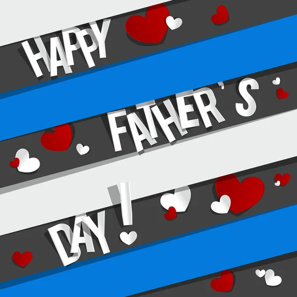 Szczęśliwego dnia ojca. — Wektor stockowy