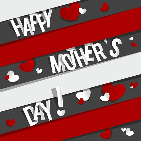 Creative Happy Mother's Day — Stock Vector