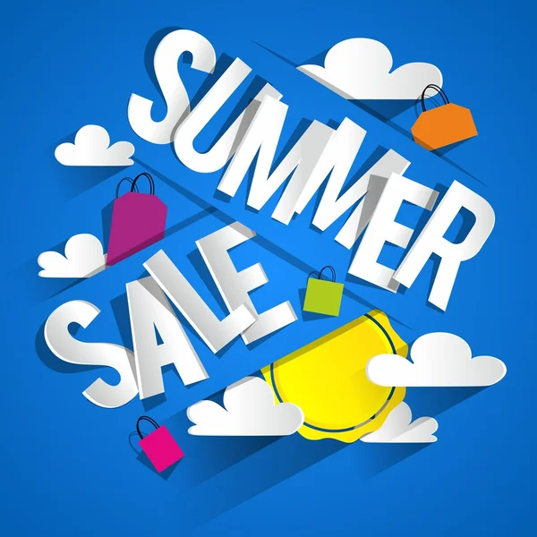 Summer Sale fundo — Vetor de Stock