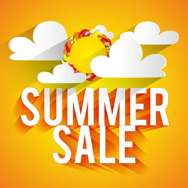 Summer Sale fundo — Vetor de Stock