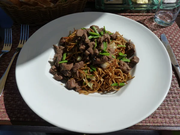 Carne de ciervo con verduras — Foto de Stock