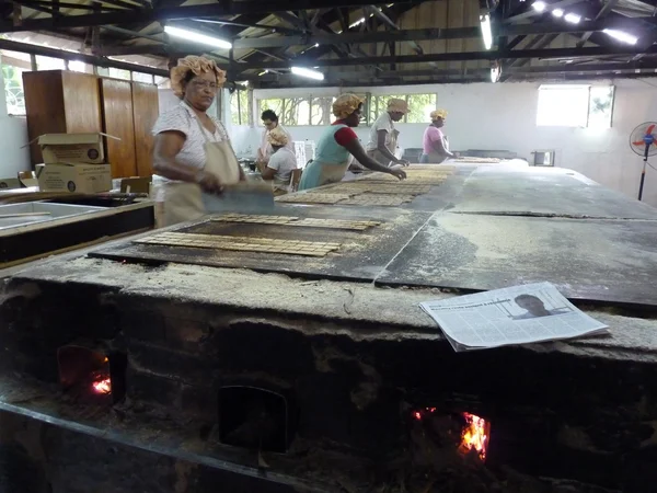 Maniok tradycyjne herbatniki tkaniny — Zdjęcie stockowe