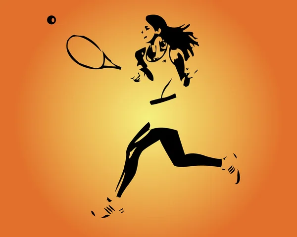Tennis di grandi dimensioni — Vettoriale Stock