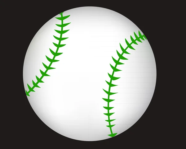 Ball baseball — Stock Vector