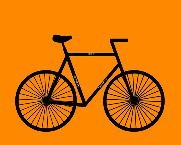 Bicicletta sportiva — Vettoriale Stock