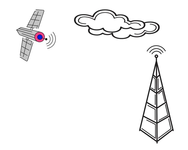 Communication radio — Image vectorielle