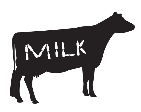 Vache domestique — Image vectorielle