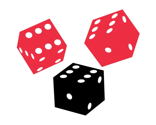 Dice game — Stock Vector
