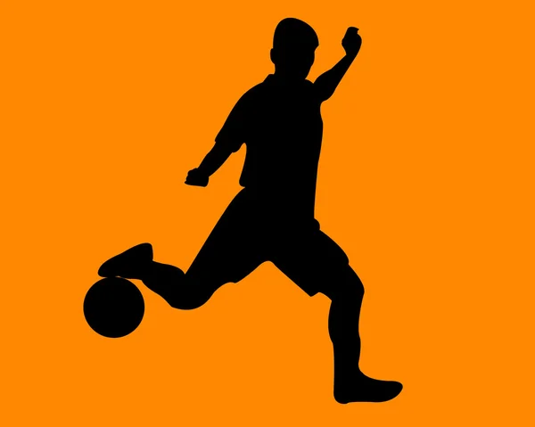 Fotbollsspelare — Stock vektor