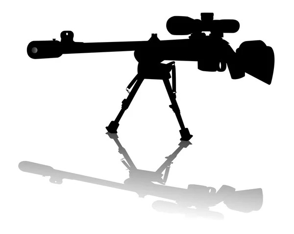 Rifle de francotirador — Archivo Imágenes Vectoriales