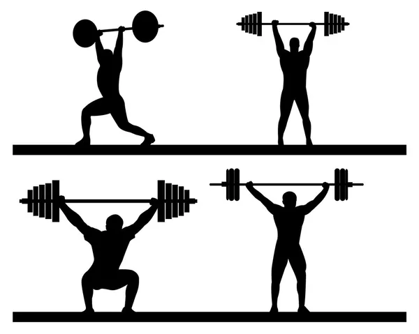 Gewichtheben — Stockvektor