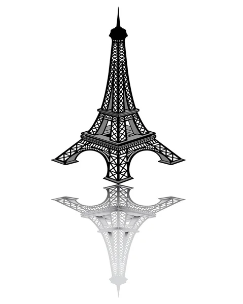 Torre Eiffel — Vector de stock