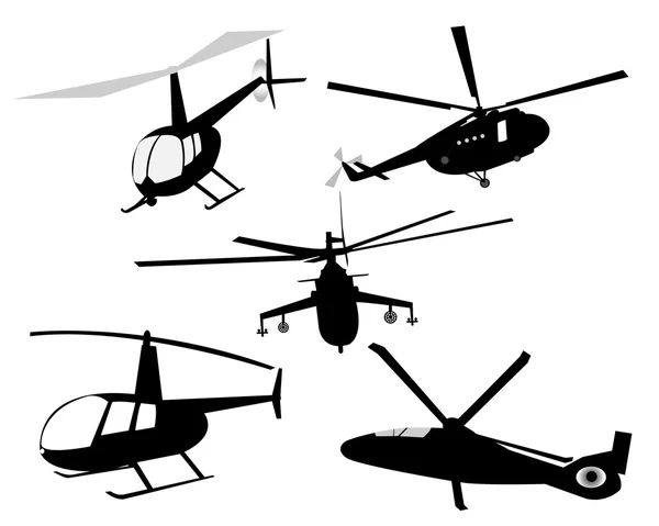 헬리콥터 — 스톡 벡터