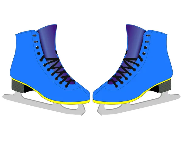 Patins para patinadores artísticos — Vetor de Stock