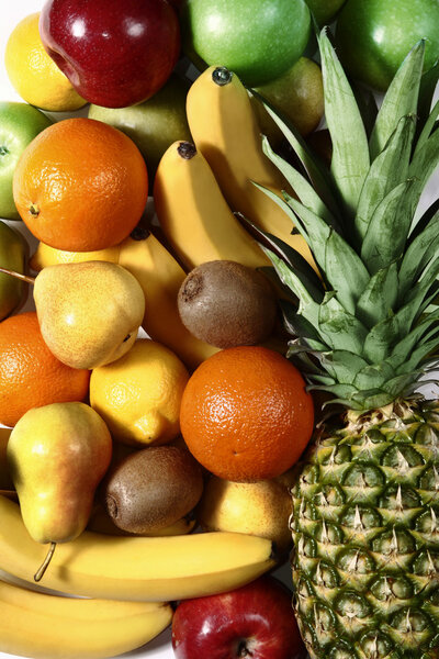 куча вкусных фруктов
