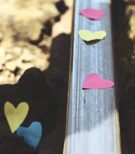 raylar üzerinde Hearts