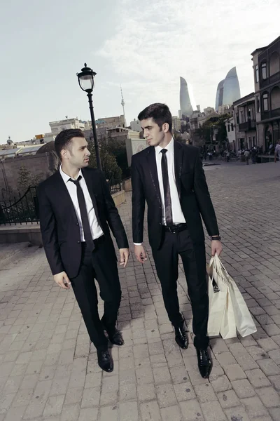 işadamları, çocuklar alışveriş satın alma