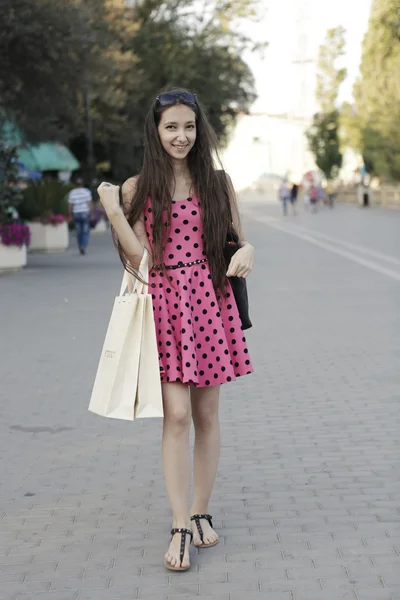 Mulher de compras — Fotografia de Stock