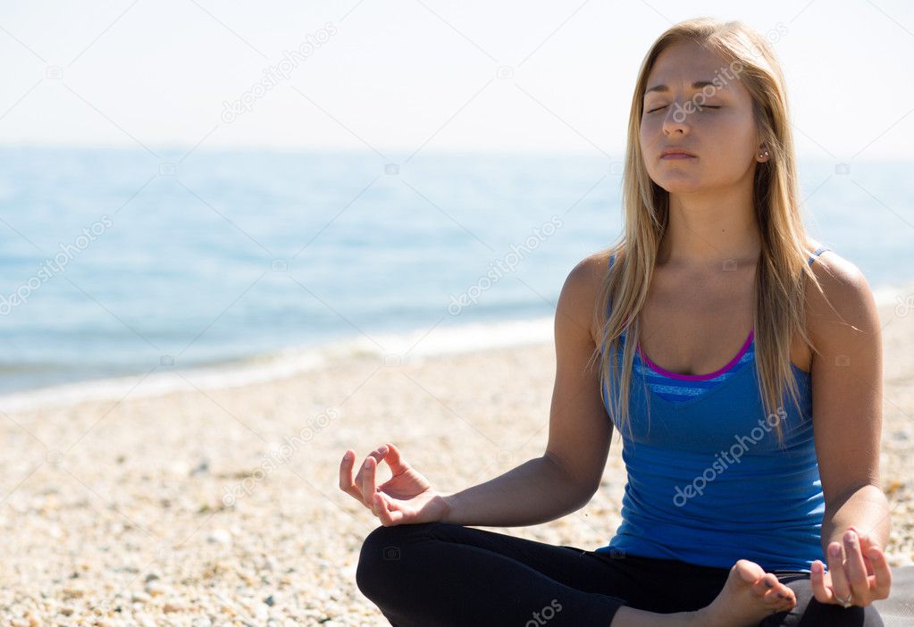 Meditation at the beach