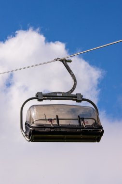sandalye Asansör krasnaya polyana (Rusya, sochi dağlarında)