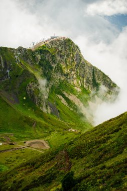 krasnaya polyana (sochi, Rusya'nın Dağları)