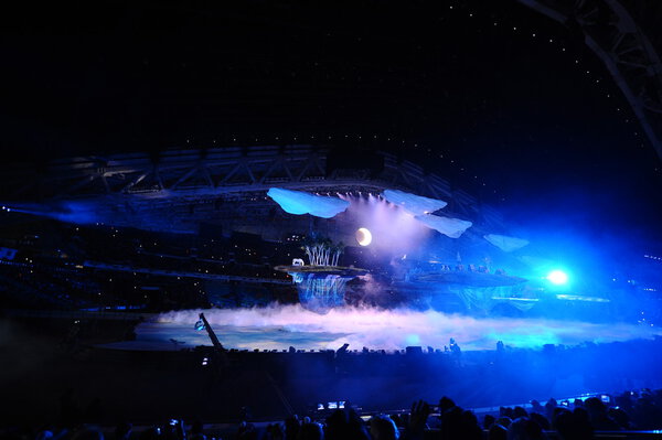 Opening ceremony of Sochi 2014 XXII Olympic Winter Games