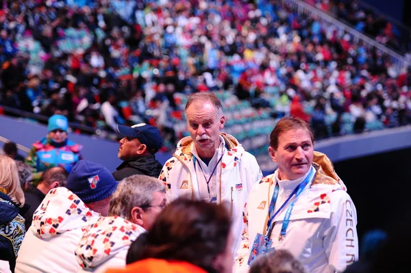 Åbning ceremoni af Sochi 2014 XXII Olympiske Vinter Spil - Stock-foto