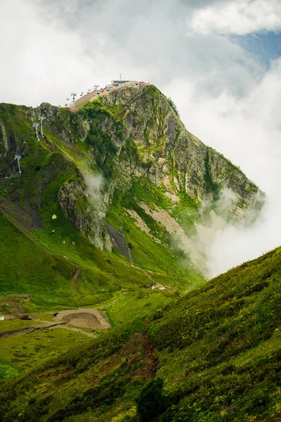 krasnaya polyana (sochi, Rusya'nın Dağları)