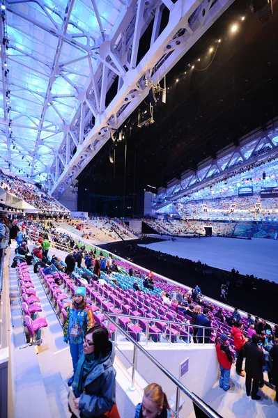 açılış töreni Soçi 2014 insanlar standları,