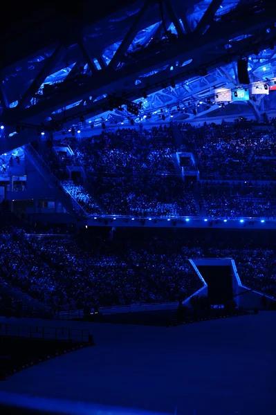 Gente en las gradas, ceremonia de apertura de Sochi 2014 —  Fotos de Stock