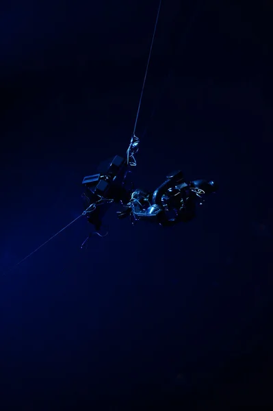 TV Camera shoots during Opening ceremony of Sochi 2014 XXII Olympic Winter Games — Stock Photo, Image