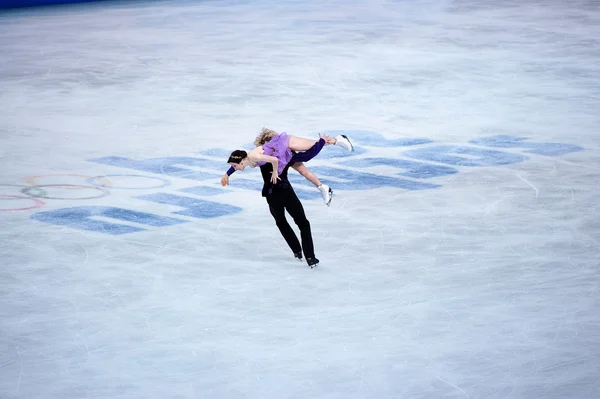 Μέριλ davis και charlie λευκό στο xxii Σότσι 2014 Χειμερινοί Ολυμπιακοί Αγώνες — Φωτογραφία Αρχείου