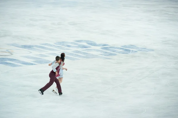 Marco Fabbri and Charlène Guignard at Sochi 2014 XXII Olympic Winter Games — Stok fotoğraf