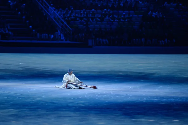 Spettacolo sul palco della cerimonia di chiusura di Sochi 2014 — Foto Stock