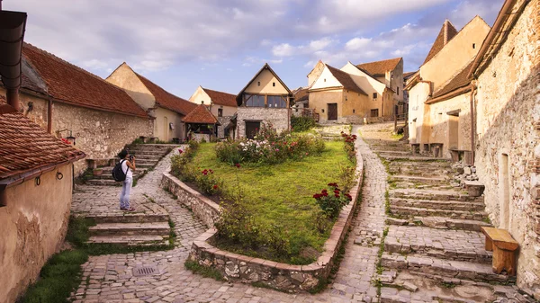 Fortaleza medieval em rasnov — Fotografia de Stock