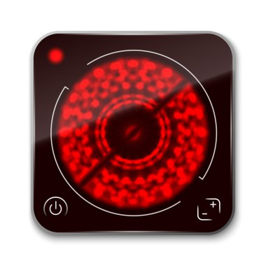 Elektrikli cam cooktop seramik.