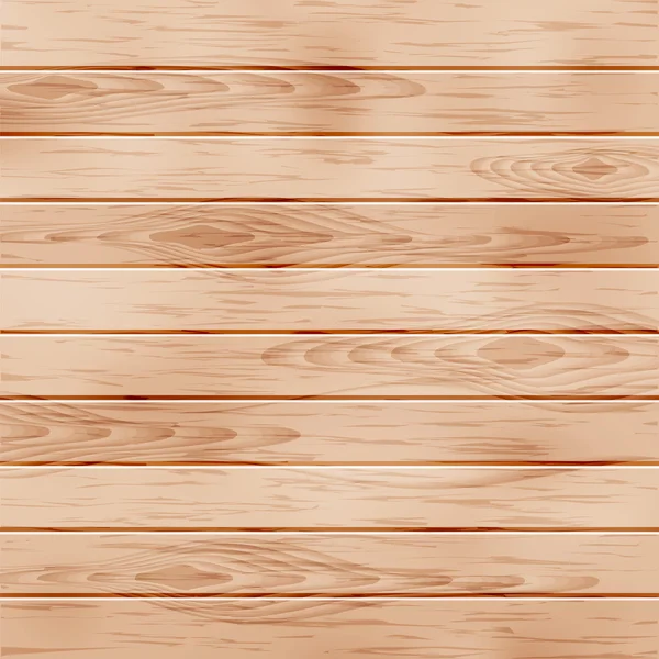 Texture en bois réaliste avec planches . — Image vectorielle