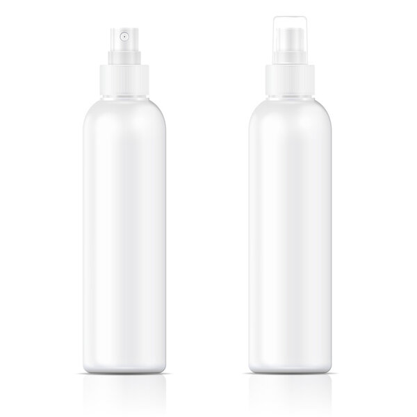 White sprayer bottle template.