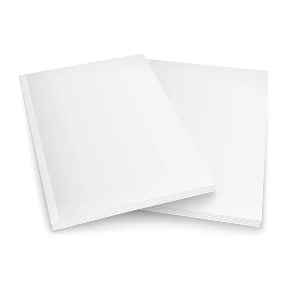 Un par de revistas en blanco plantilla . — Vector de stock