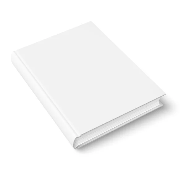 Plantilla de libro en blanco . — Vector de stock